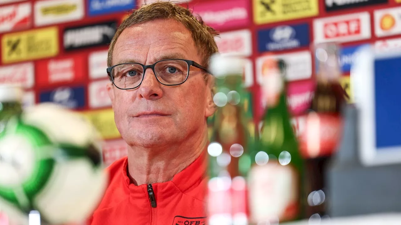 ÖFB-Coach Rangnick: 'Nicht wie in der Waldorfschule!'