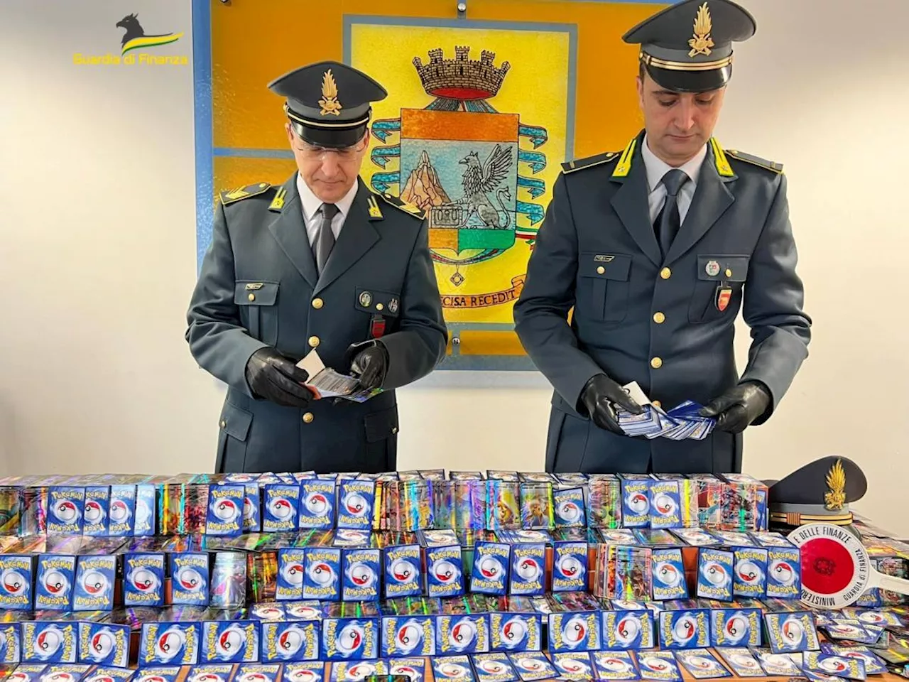 Truffa dei Pokemon, maxi sequestro della Guardia di Finanza a Rieti