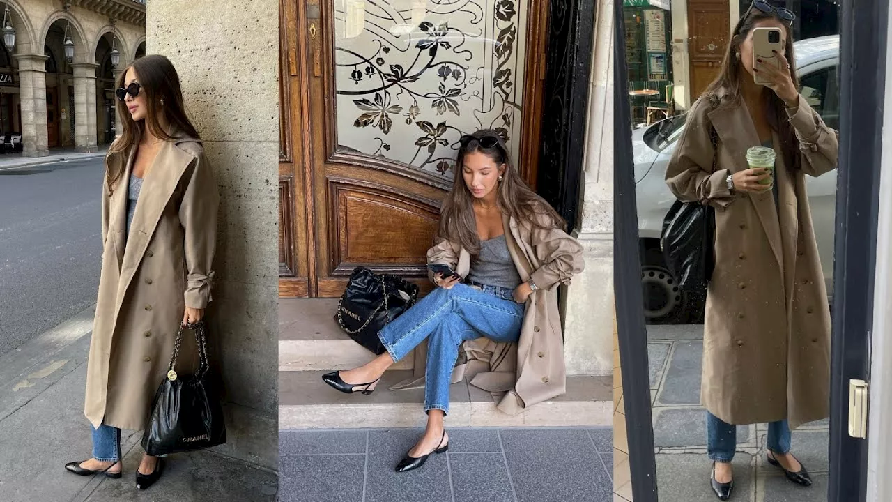 5 ways to style a beige trench coat