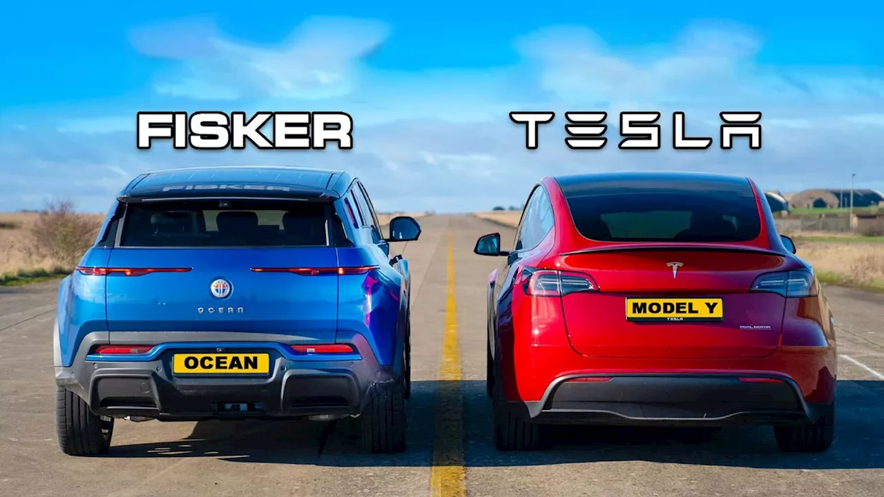 Fisker Ocean Vs. Tesla Model Y Drag Race Proves Power Isn’t Everything