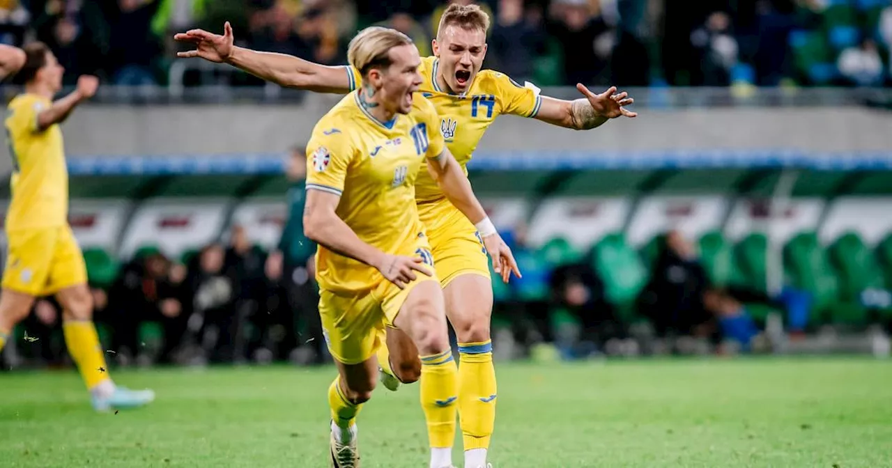 Euro 2024 playoffs: Mykhailo Mudryk’s late winner sends Ukraine to finals