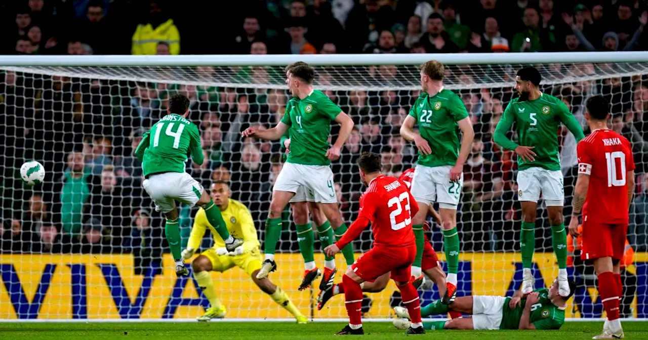 Republic of Ireland suffer narrow defeat to Switzerland thanks to Shaqiri free-kick