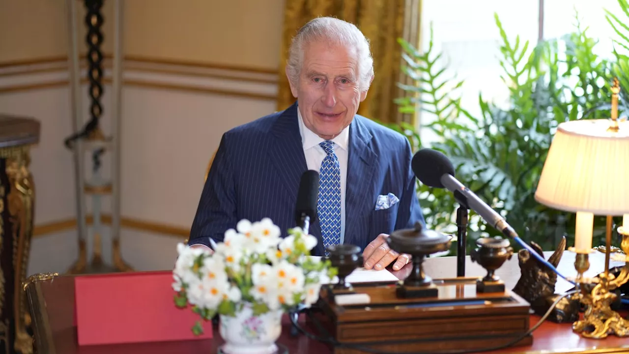 King Charles records first public message since Kate's cancer diagnosis