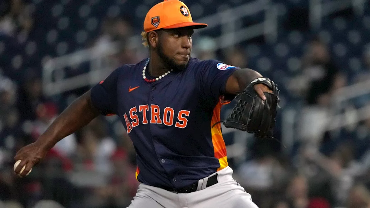 Ronel Blanco welcomes baby daughter then clinches spot on Astros starting rotation after stellar outing