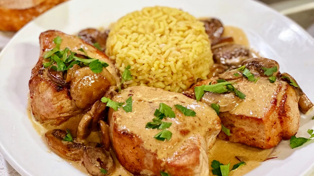 Cooking with Chef Bryan - Pork Medallions with a Creamy Mushroom Sauce