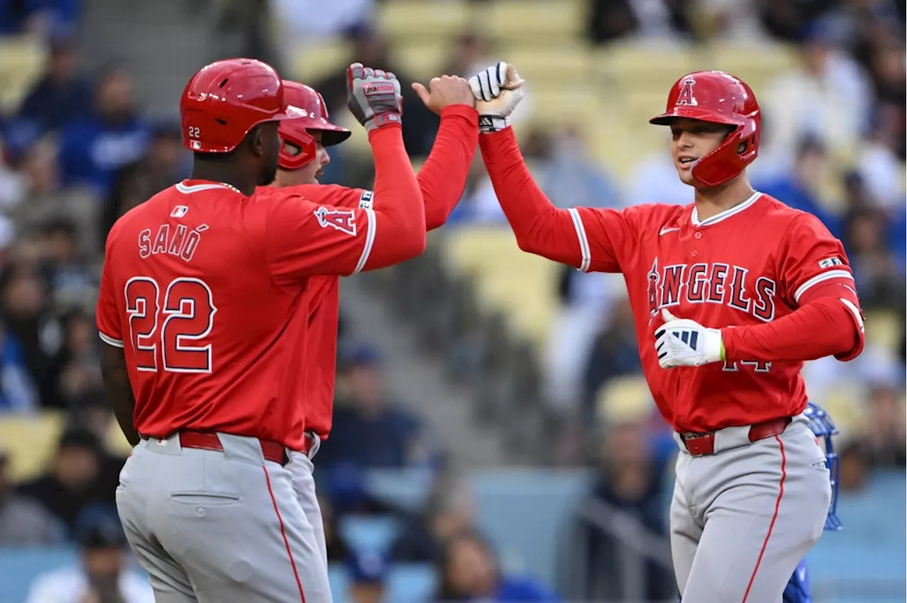 Logan O’Hoppe’s homer sparks Angels to exhibition rout of Dodgers