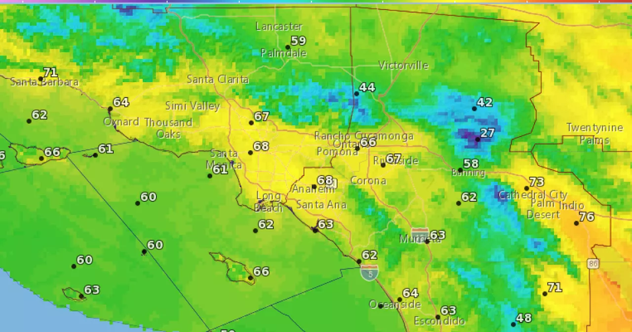 Your SoCal Weather Report For Monday, March 25: Cool And Breezy