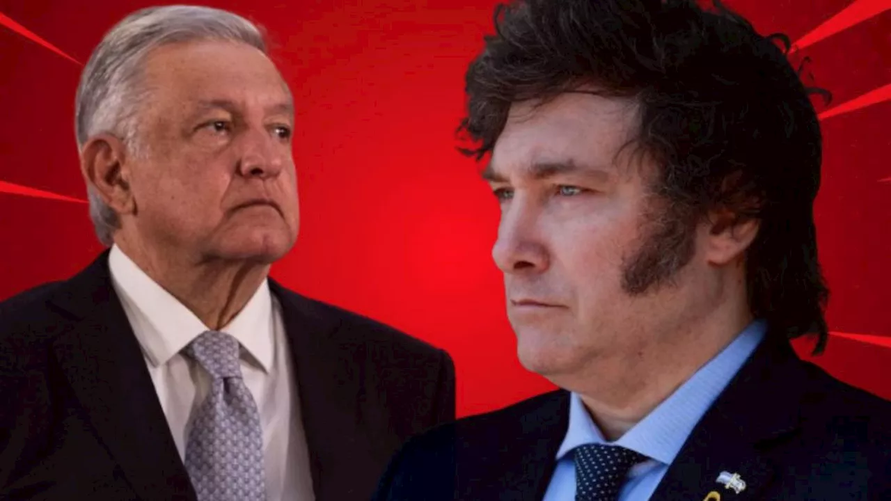 Javier Milei llama 'ignorante' a AMLO; 'un halago que hable mal de mí', señala