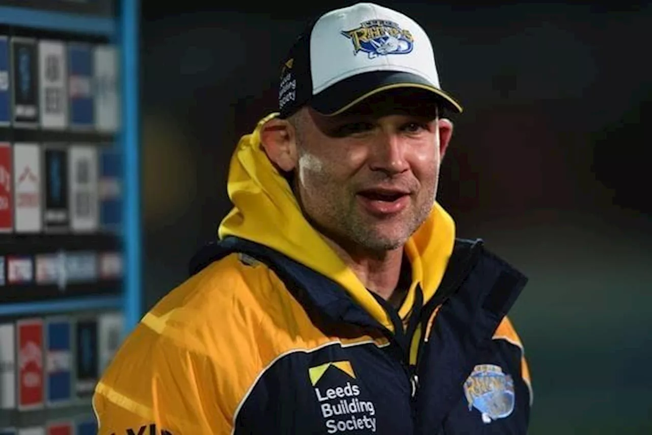 'Work in progress' Leeds Rhinos unafraid of derby atmosphere in Castleford Tigers Super League clash boss says