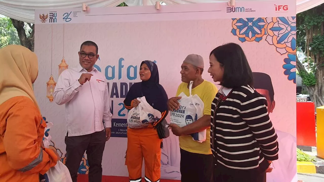 Dukung Program Safari Ramadan BUMN 2024: IFG Tebar 1500 Paket Sembako Murah di Jakarta