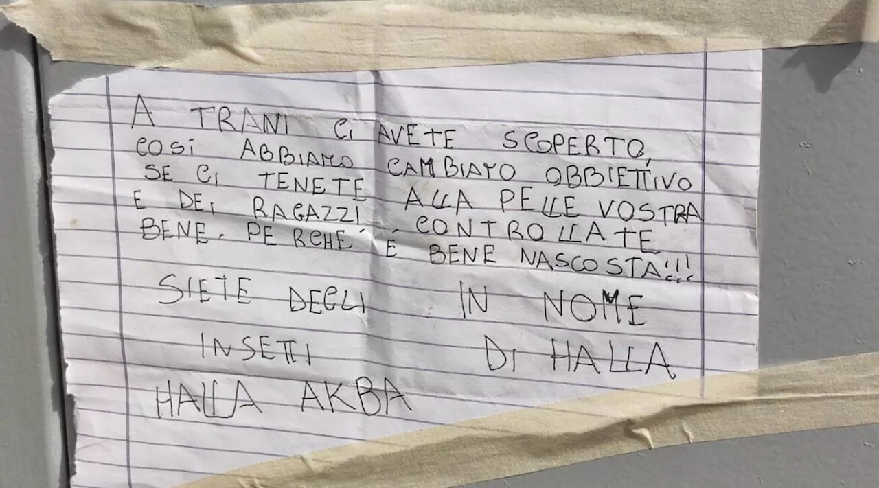 Falso allarme bomba ad Andria, evacuata una scuola | Il biglietto: 'A Trani ci avete scoperto'