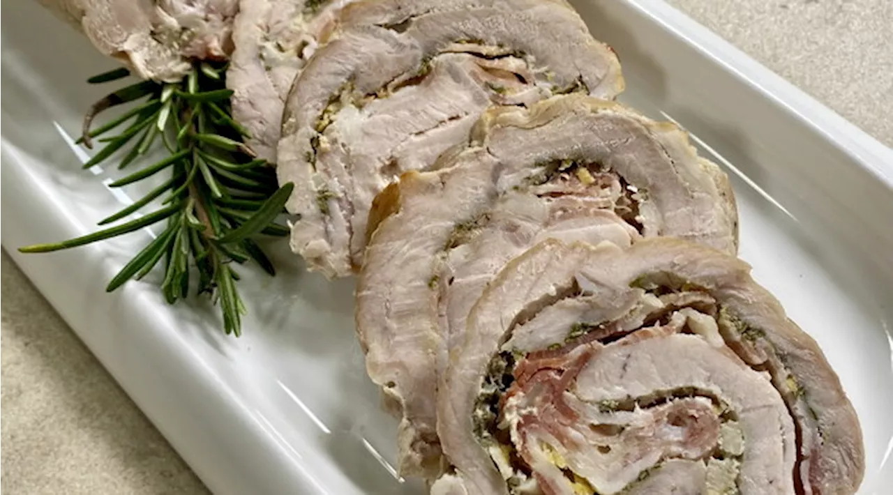 Roll di maiale ripieno alle erbe aromatiche - Ricetta Cotto-e-mangiato