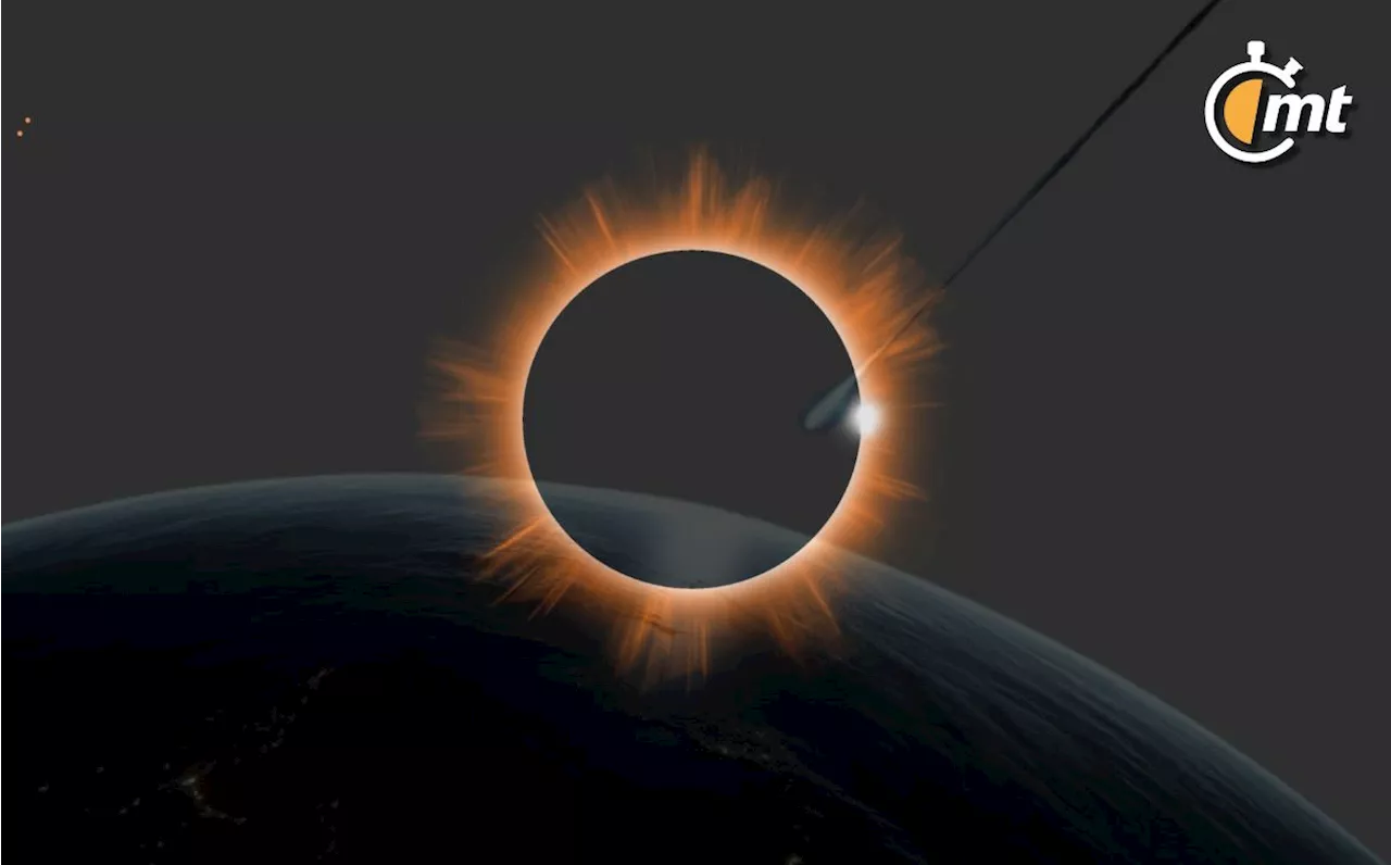 Esta sería la hora EXACTA para ver Cometa Diablo durante el eclipse solar 2024