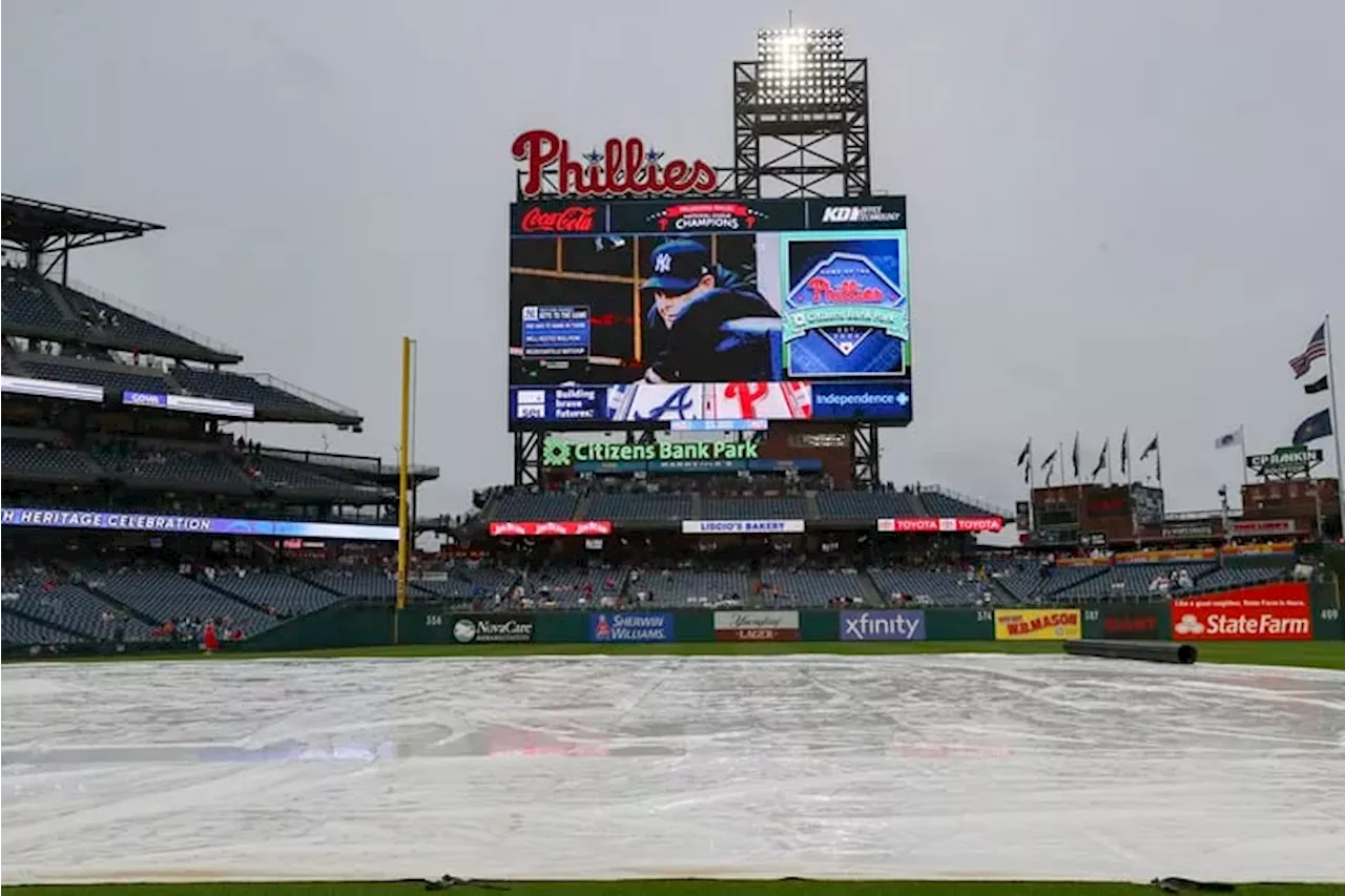 Phillies’ season opener against Braves postponed to Friday due to rain in forecast