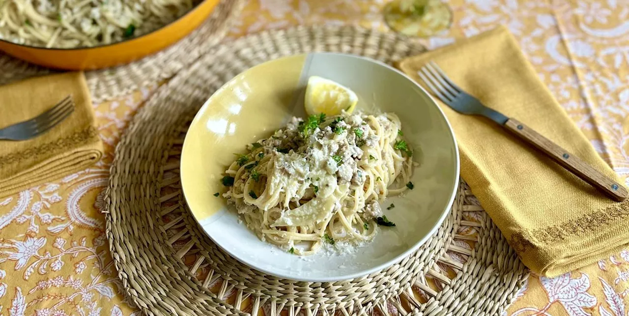 Creamy sausage and fennel pasta