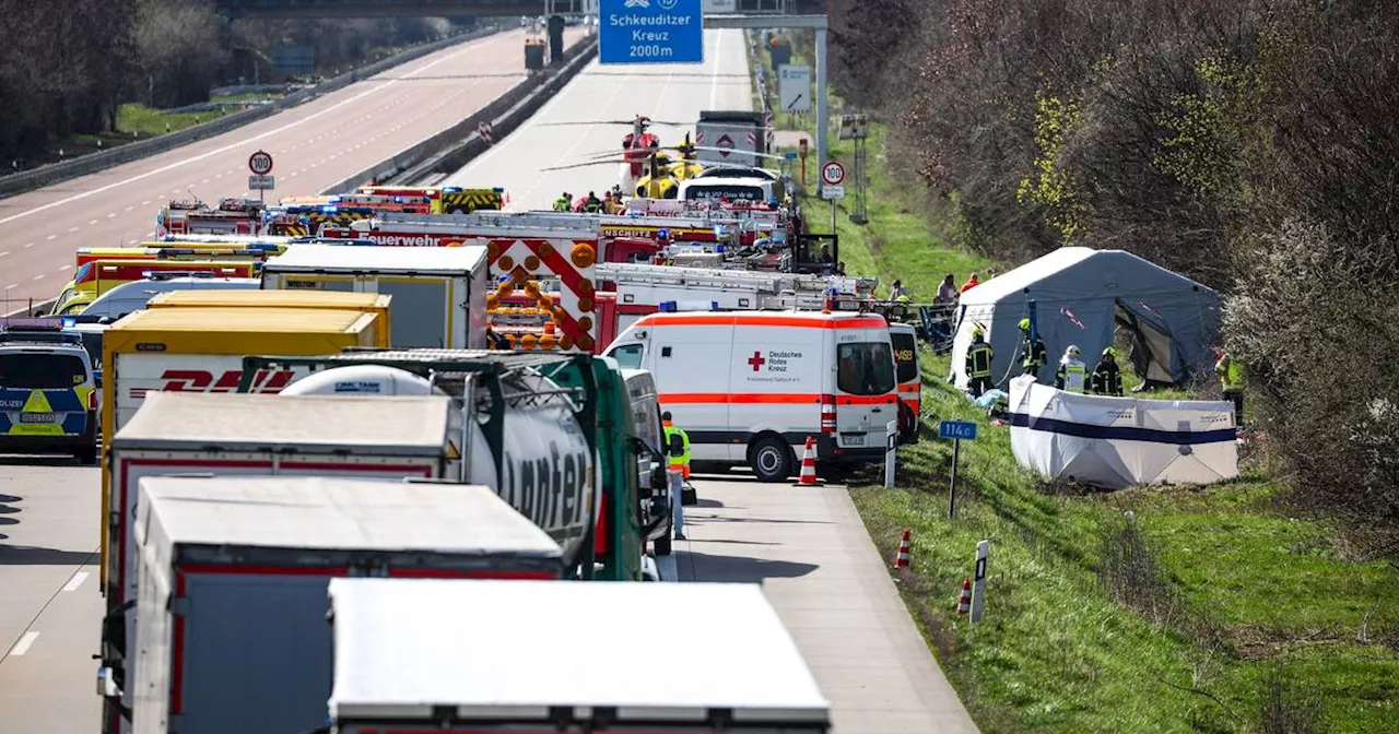 Übersicht: Schwere Unfälle mit Reisebussen​ in Deutschland