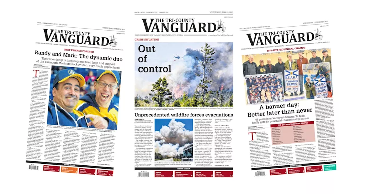 Tri-County Vanguard newsroom up for three 2023 Atlantic Journalism Awards