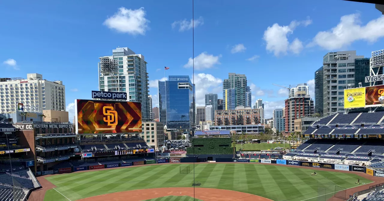 An unusual late March storm could make Padres opening weekend wet and wild