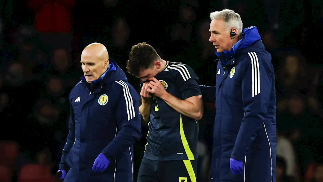 Andy Robertson: Liverpool defender injured during Scotland's match against Northern Ireland