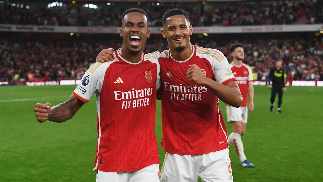 Willian Saliba and Gabriel partnership which Arsenal fans love could be key to denying Erling Haaland and...