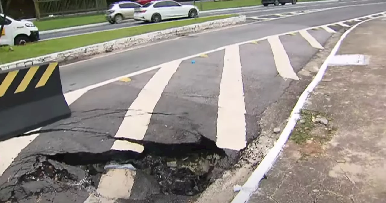 Corpo de mulher é escondido em buraco no asfalto em acesso à Avenida 23 de Maio, em SP