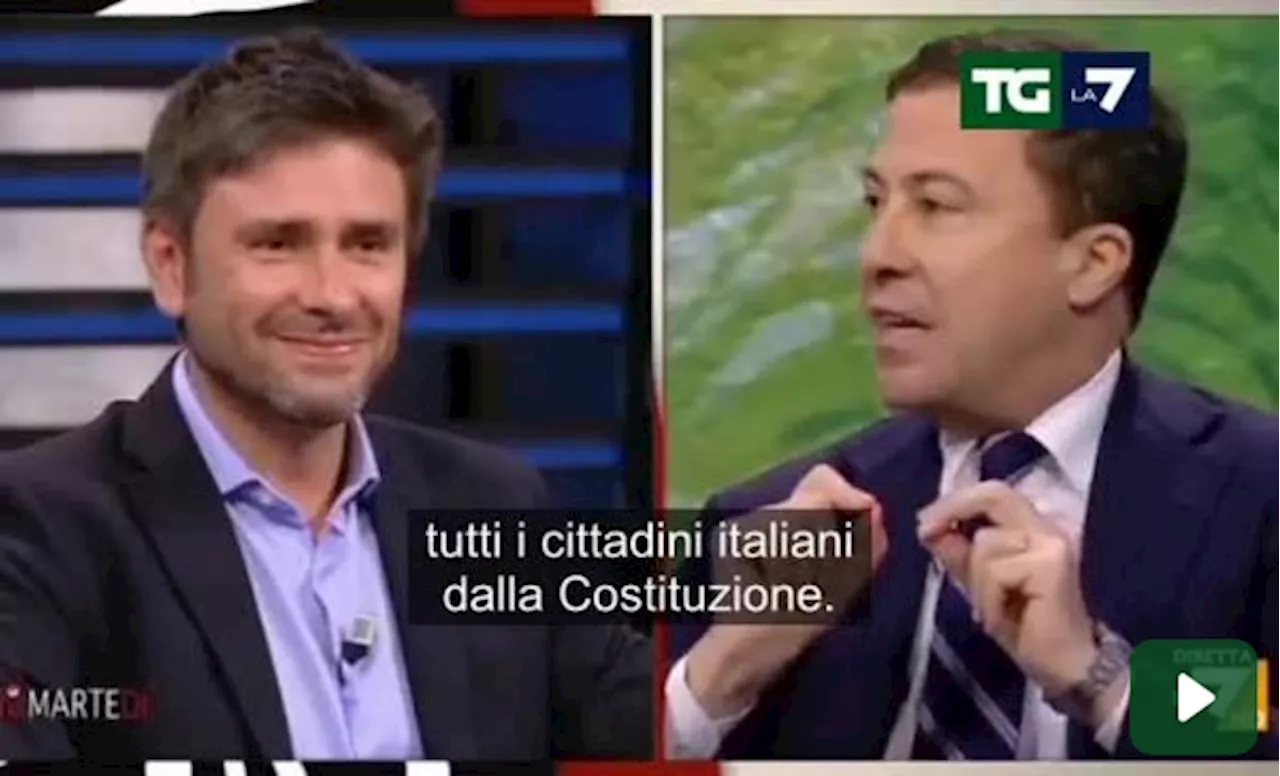 Italo Bocchino su La7: 'Santanché attaccata perché donna, di destra e f..a'