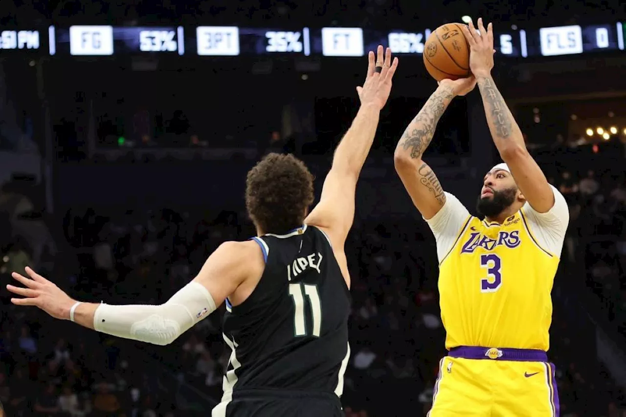 Davis leads Lakers comeback over Bucks in overtime thriller