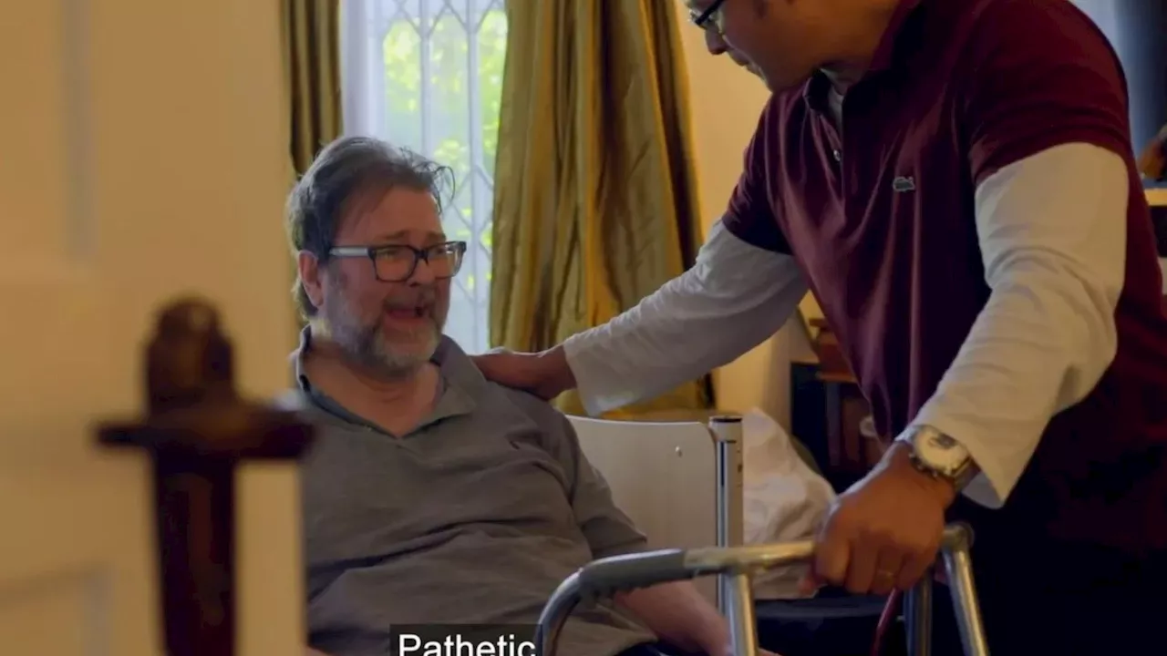 Heartbreaking moment Derek calls himself ‘pathetic’ as he struggles to get out wheelchair in emotional Kat...