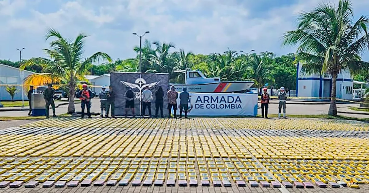 Se ha incautado 176 toneladas de cocaína en lo corrido de 2024 en Colombia