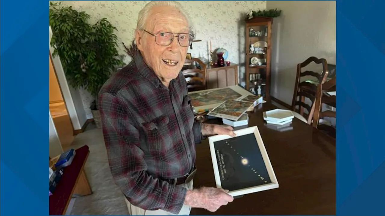 105-year-old eclipse chaser excited to add 13th to his list, has advice