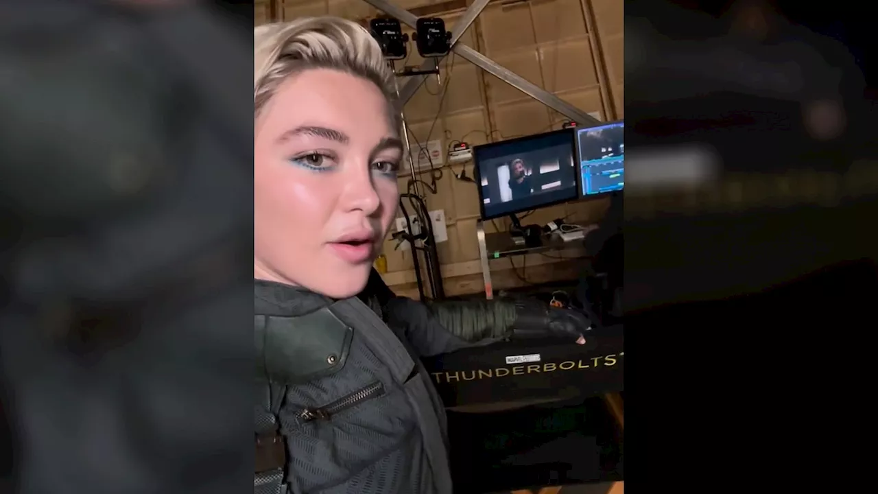 Florence Pugh shares behind-the-scenes video from 'Thunderbolts' set: Watch