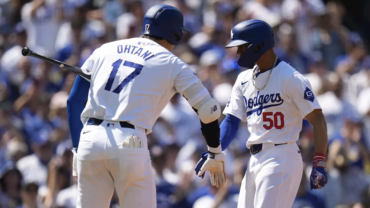 Dodgers win home opener over St. Louis as Ohtani reaches base 3 times in L.A. debut