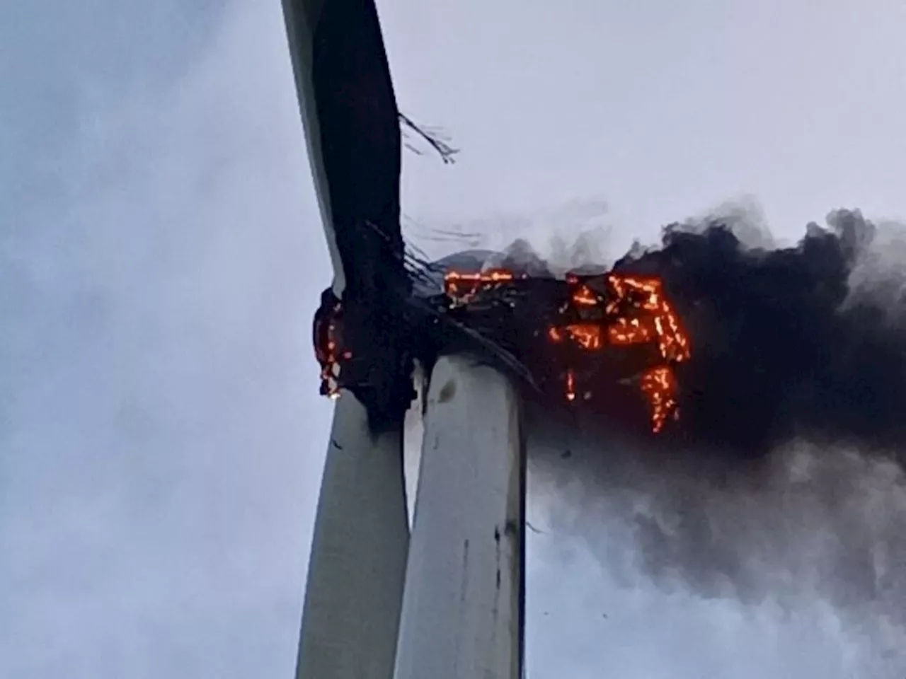 Incendie d'une éolienne en Loire-Atlantique : ce que l'on sait | L'Éclaireur de Châteaubriant