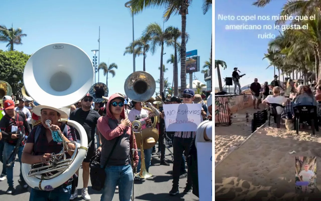 Acusan que hotel de Mazatlán reemplazó banda sinaloense con música en inglés a pie de playa