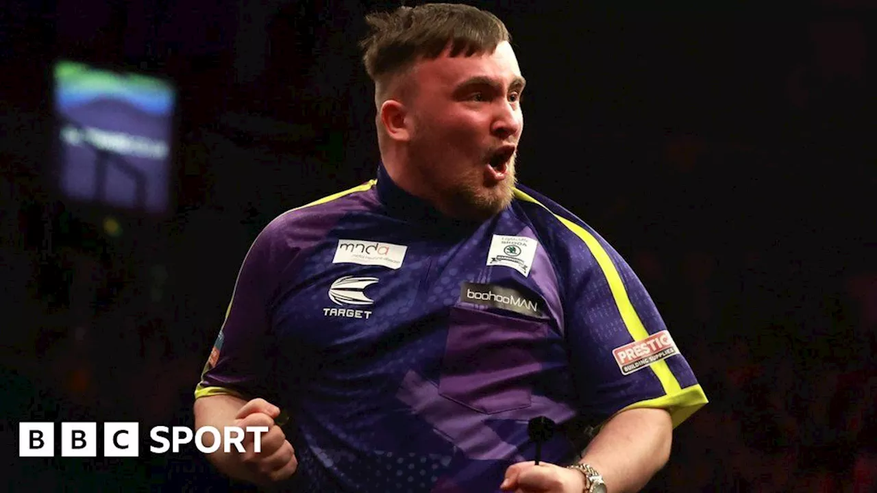 Luke Littler beats Nathan Aspinall to win Premier League Darts night nine in Belfast