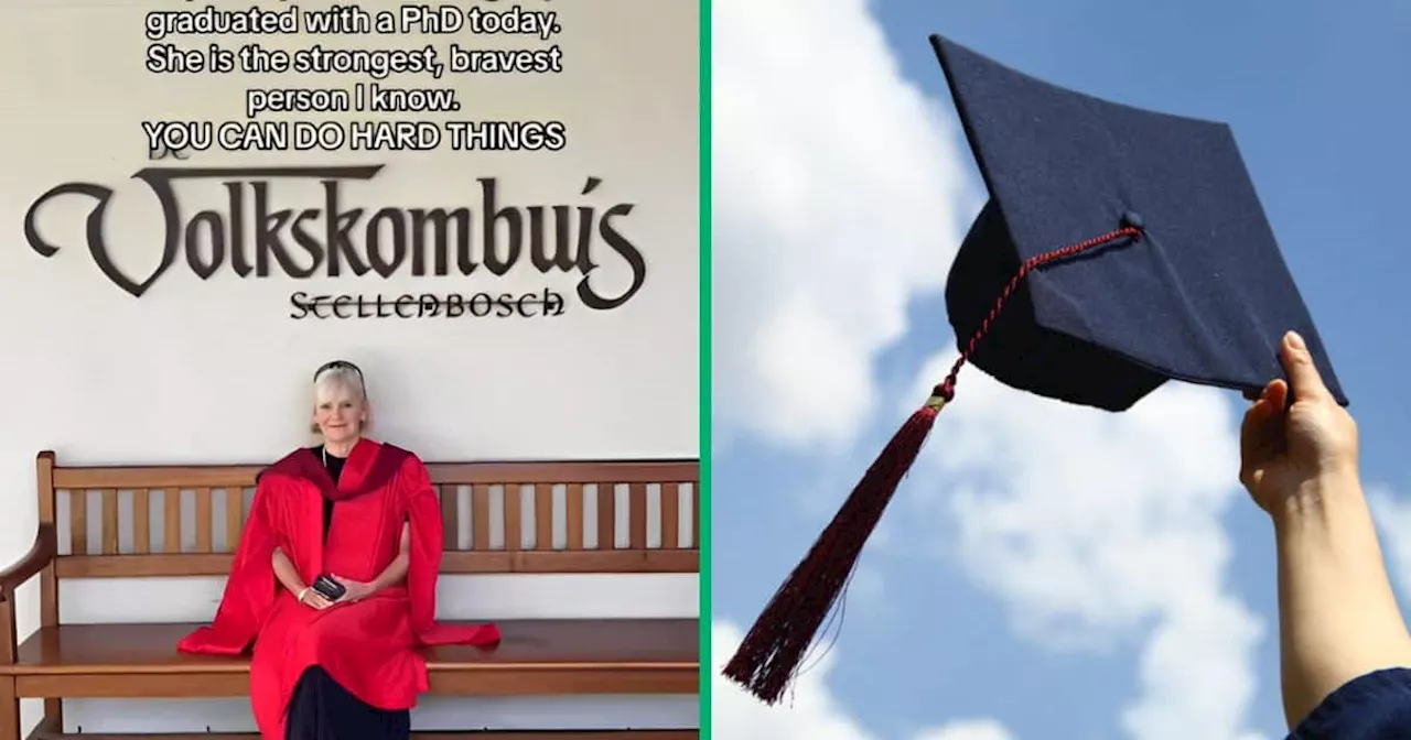 Daughter Celebrates Mom Bagging PhD at 70 From Stellenbosch University: “I Am So Blessed”