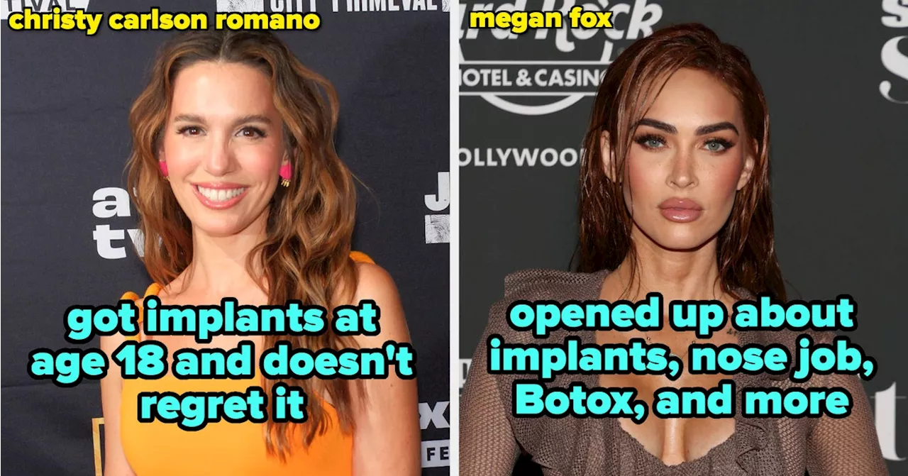 Celebrities Share Plastic Surgery Experiences and Regrets