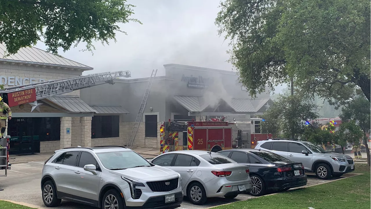 Gas cannister explosion intensifies fire at NW Austin dental office, no injuries reported