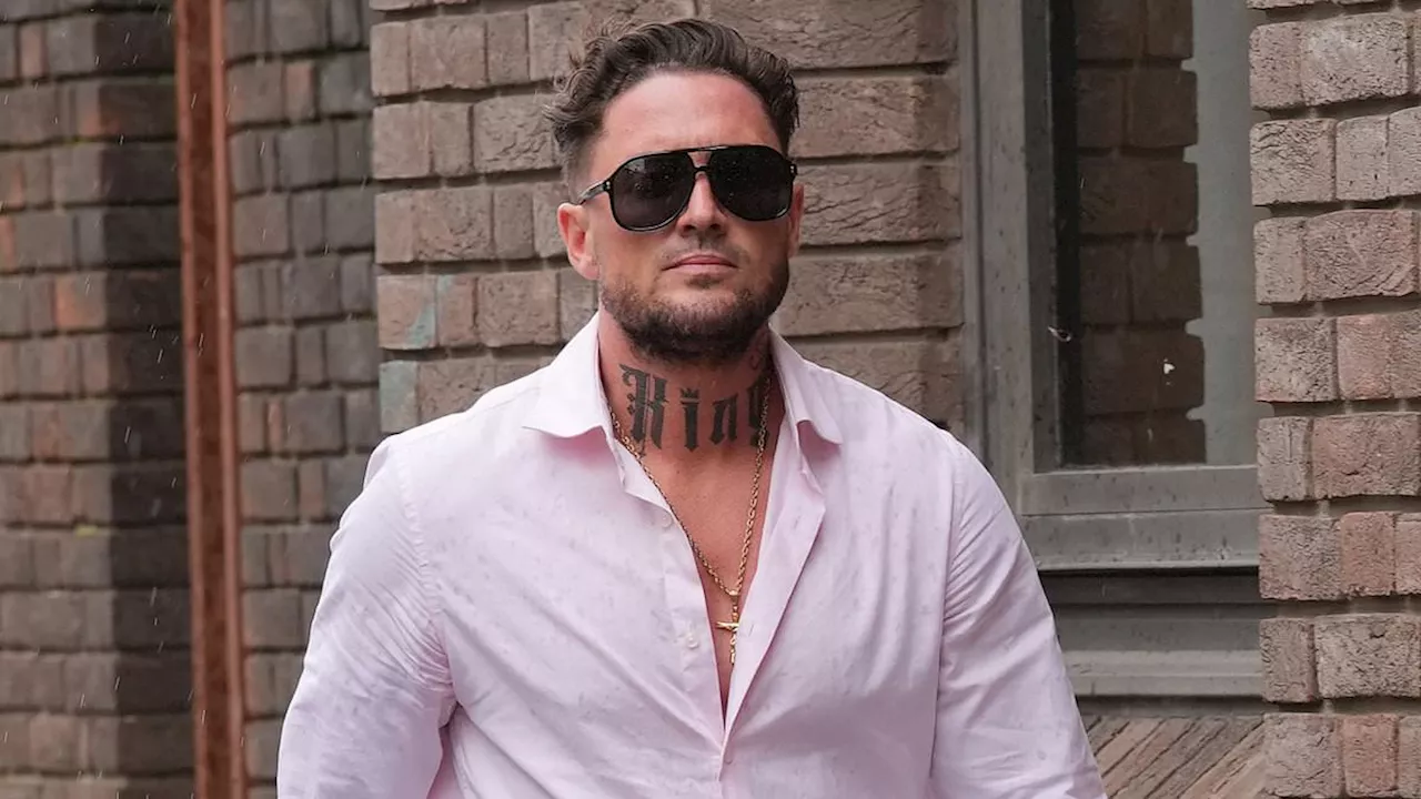 Stephen Bear arrives at court for confiscation hearing