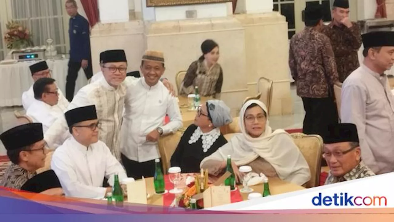 Momen Akrab Menteri Ekonomi Jokowi Saat Bukber di Istana