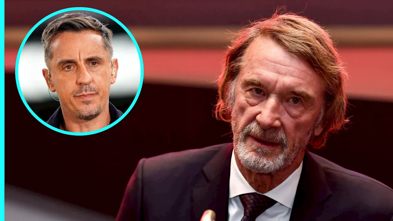 Gary Neville urges Ratcliffe to stick with Ten Hag over Man Utd-linked trio