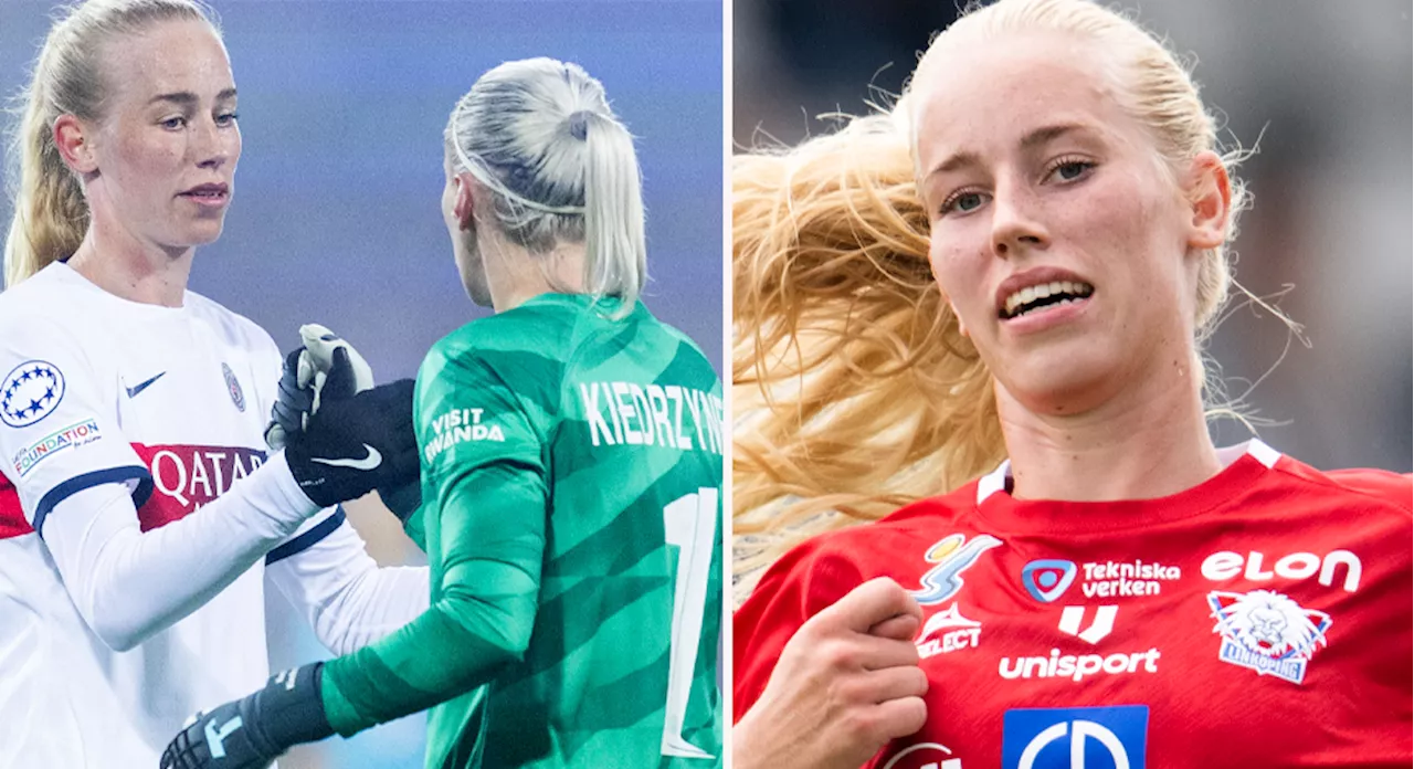 Vangsgaard bytte damallsvenskan mot PSG - nu möter hon BK Häcken igen