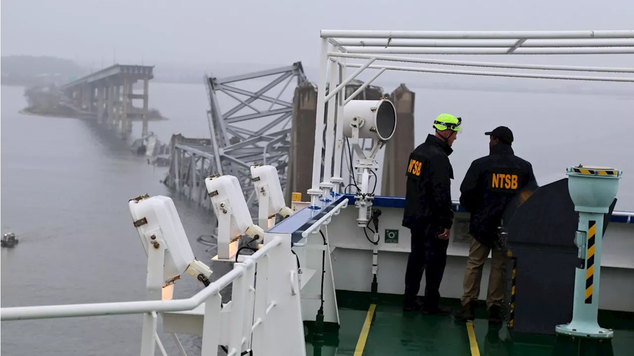 Barges are bringing cranes to Baltimore to help reopen key shipping route
