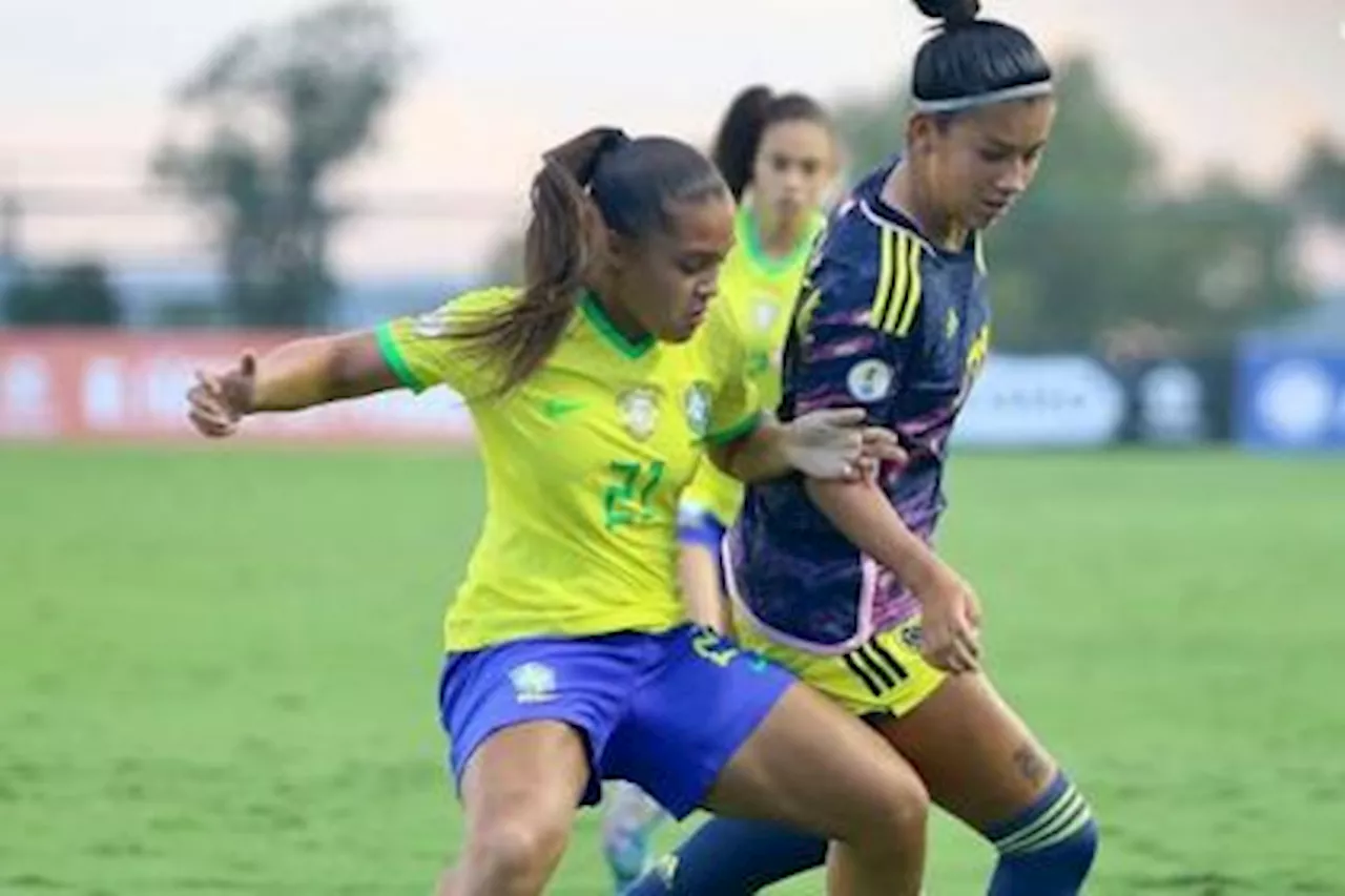 Colombia no pudo ante Brasil y empató por el Sudamericano sub 17