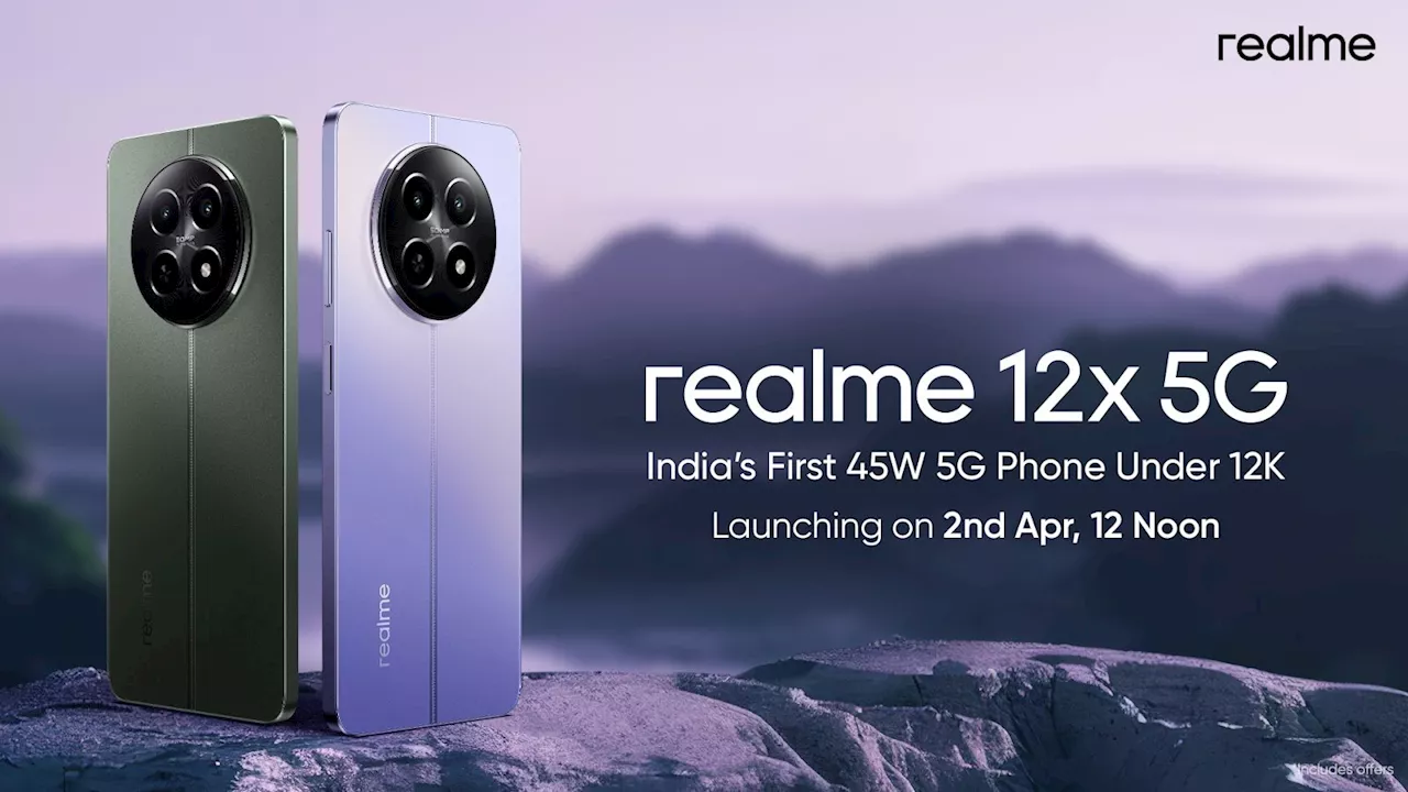 Realme 12x 5G officially compared with Realme 11x: 10+ improvements, cheaper price