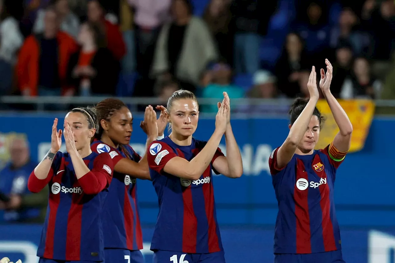 Barcelona wins to set up Women’s Champions League semi against Chelsea while PSG advances to face Lyon