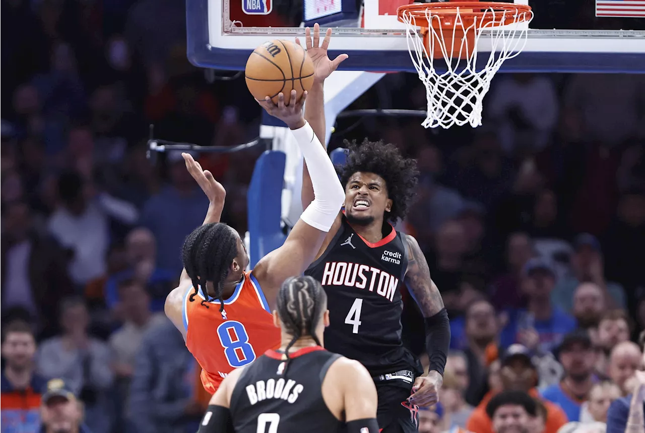 NBA: Rockets top Thunder in OT for 10th straight win