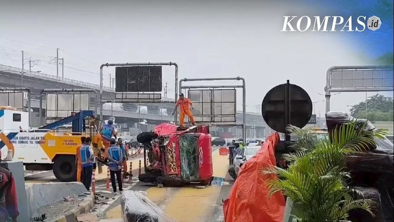 Tabrak Tujuh Mobil di GT Halim, Sopir Truk: Saya Beli Semua Mobil Itu