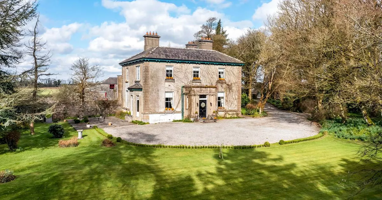 Former Georgian rectory with walled garden and tennis court near Mullingar for €825,000