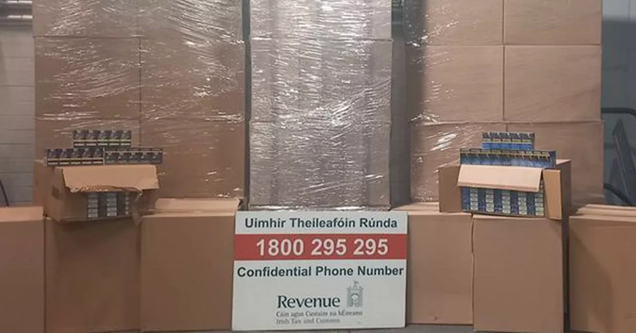 Revenue officers seize 5.8m cigarettes at Dublin Port